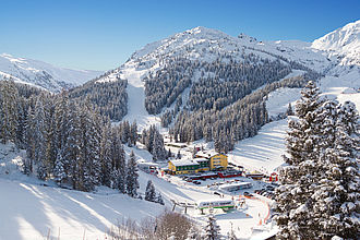 Das Hotel mitten im Skigebiet