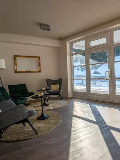 Entspannungsraum im Fitnessbereich im Berghotel Hochfügen