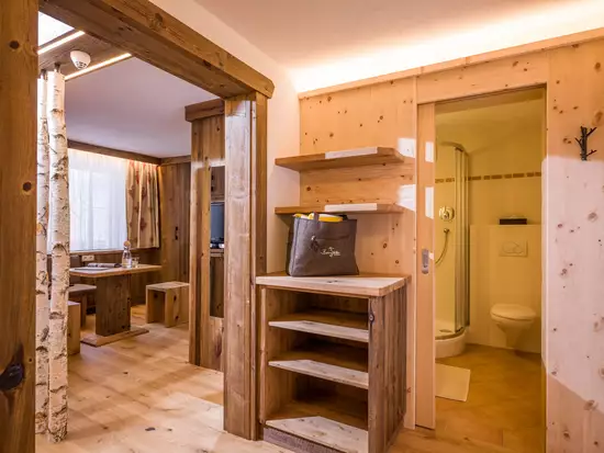 Eingangsbereich in der Juniorsuite Sidanjoch