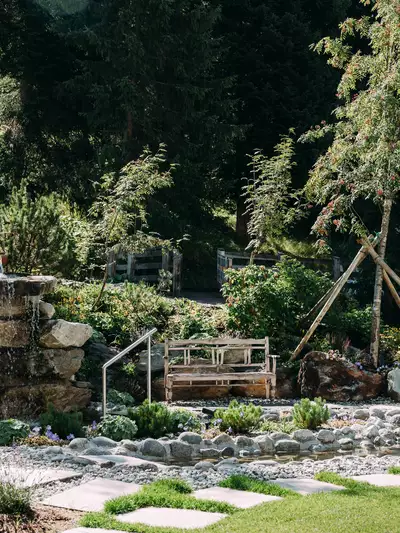 Schöne Gartenanlage mit Kneipanlage 