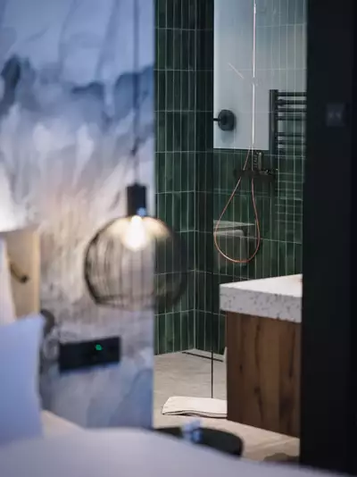 Detailaufnahme Badezimmer Suite