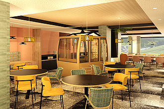 Welcome Lounge - frisches Design & besondere Highlights © Berghotel Hochfügen