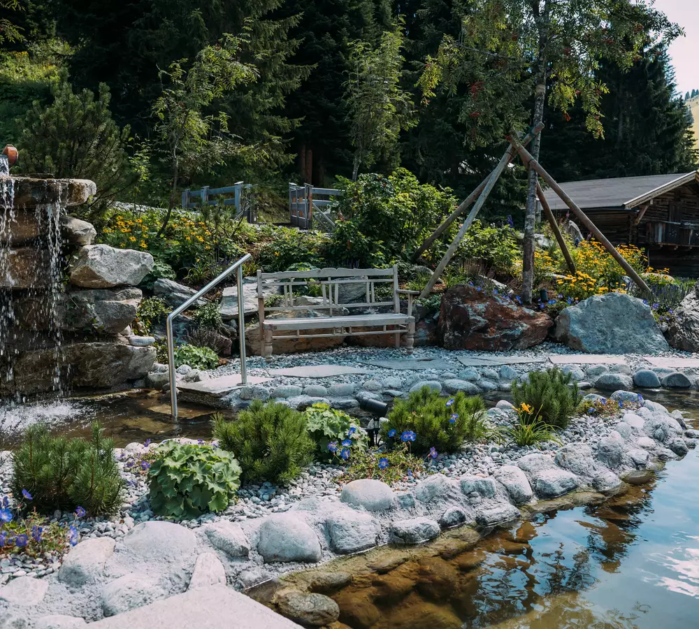 Kneipanlage im Garten