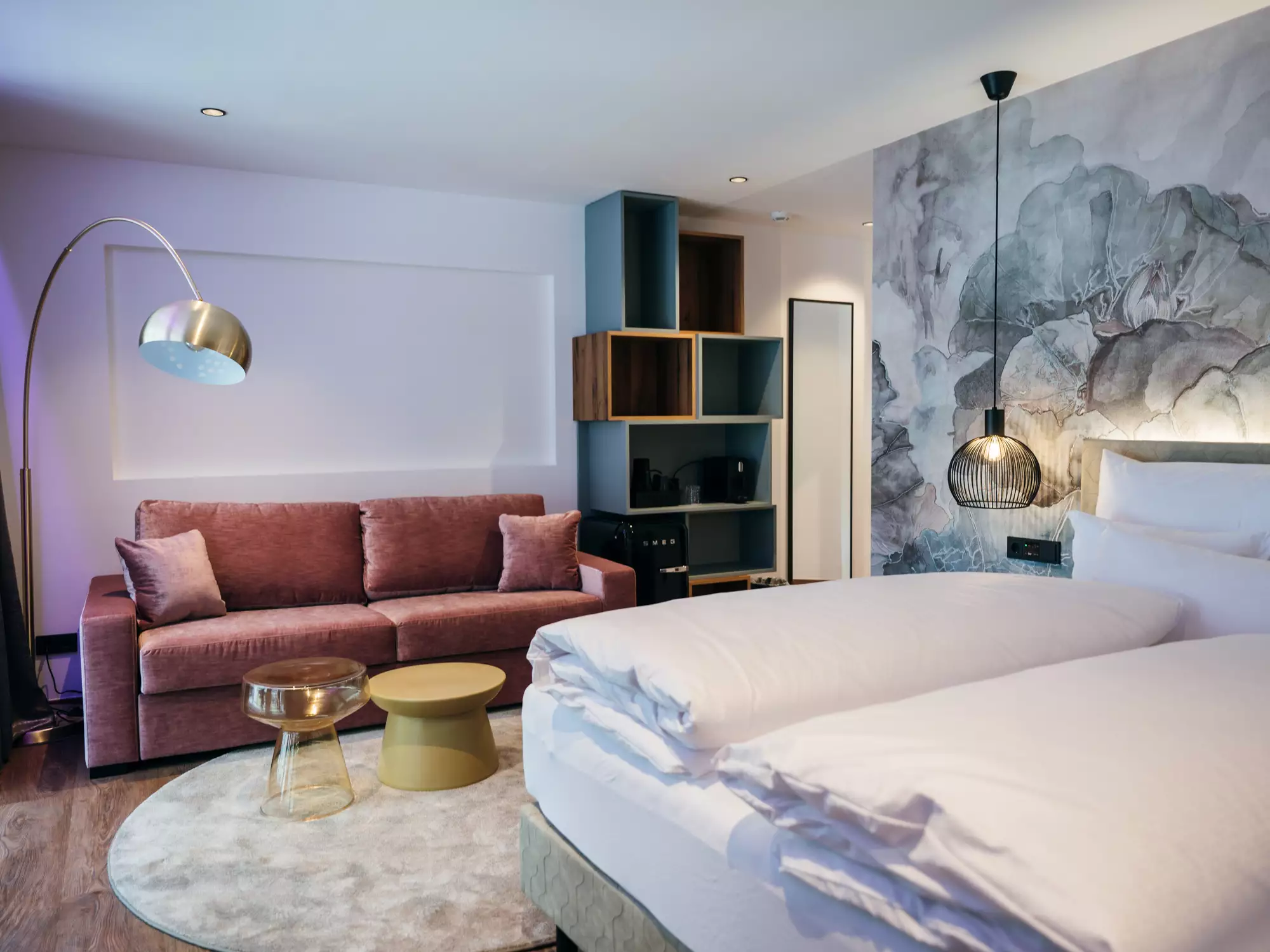 Komfortable Couch in der Spa Suite