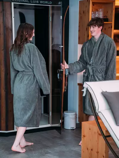 Sauna im Spa Bereich des Berghotel Hochfügen