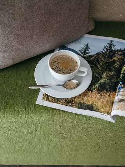 Detailaufnahme Sitzbereich Juniorzimmer Klausboden